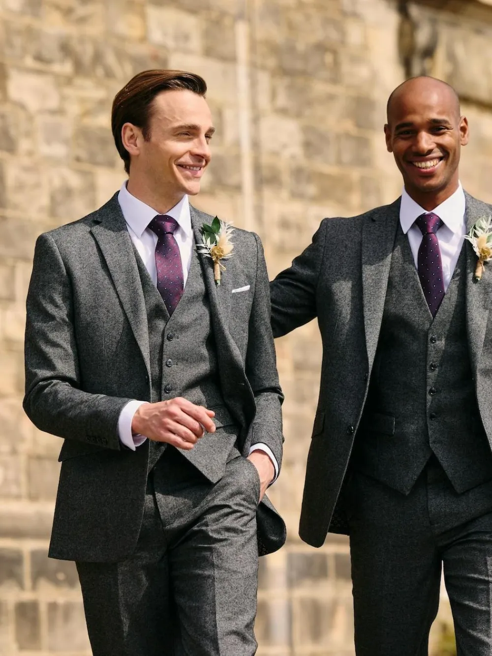 Skopes Fox Textured Suit Waistcoat^ Vests
