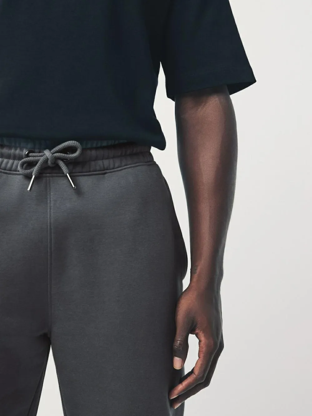 Online Next Slim Fit Slim Fit Brushback Heavyweight Joggers Slate Grey