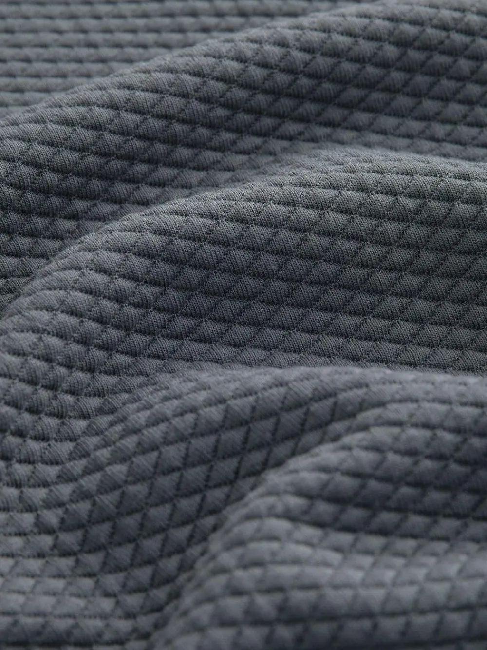 Next Slate Grey Textured Overhead Hoodie