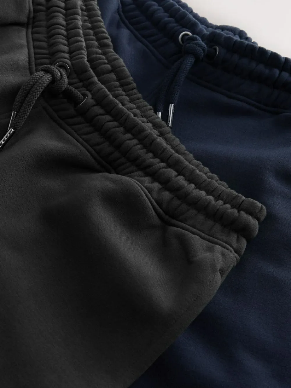 Outlet Next Slim Fit Brushback Heavyweight 2 Pack Joggers Slate Grey/Navy Blue