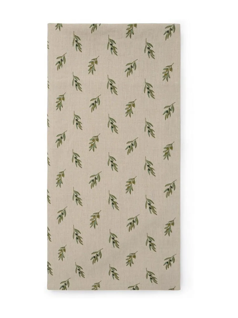 Outlet Sophie Allport Natural Linen Olive Tablecloth