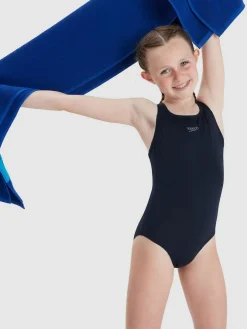 Hot Speedo Endurance+ Medalist Swimsuit Navy
