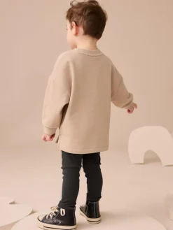 Outlet Next Long Sleeve Top and Leggings Set (3mths-7yrs) Stone