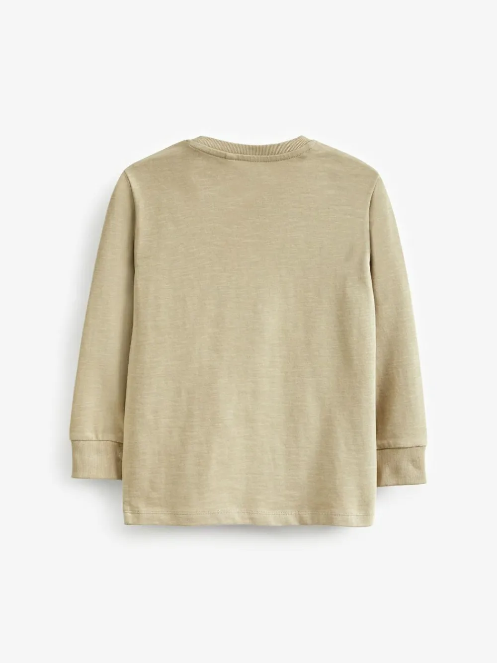 New Next Stone Regular Fit Long Sleeve Cosy T-Shirt (3-16yrs)