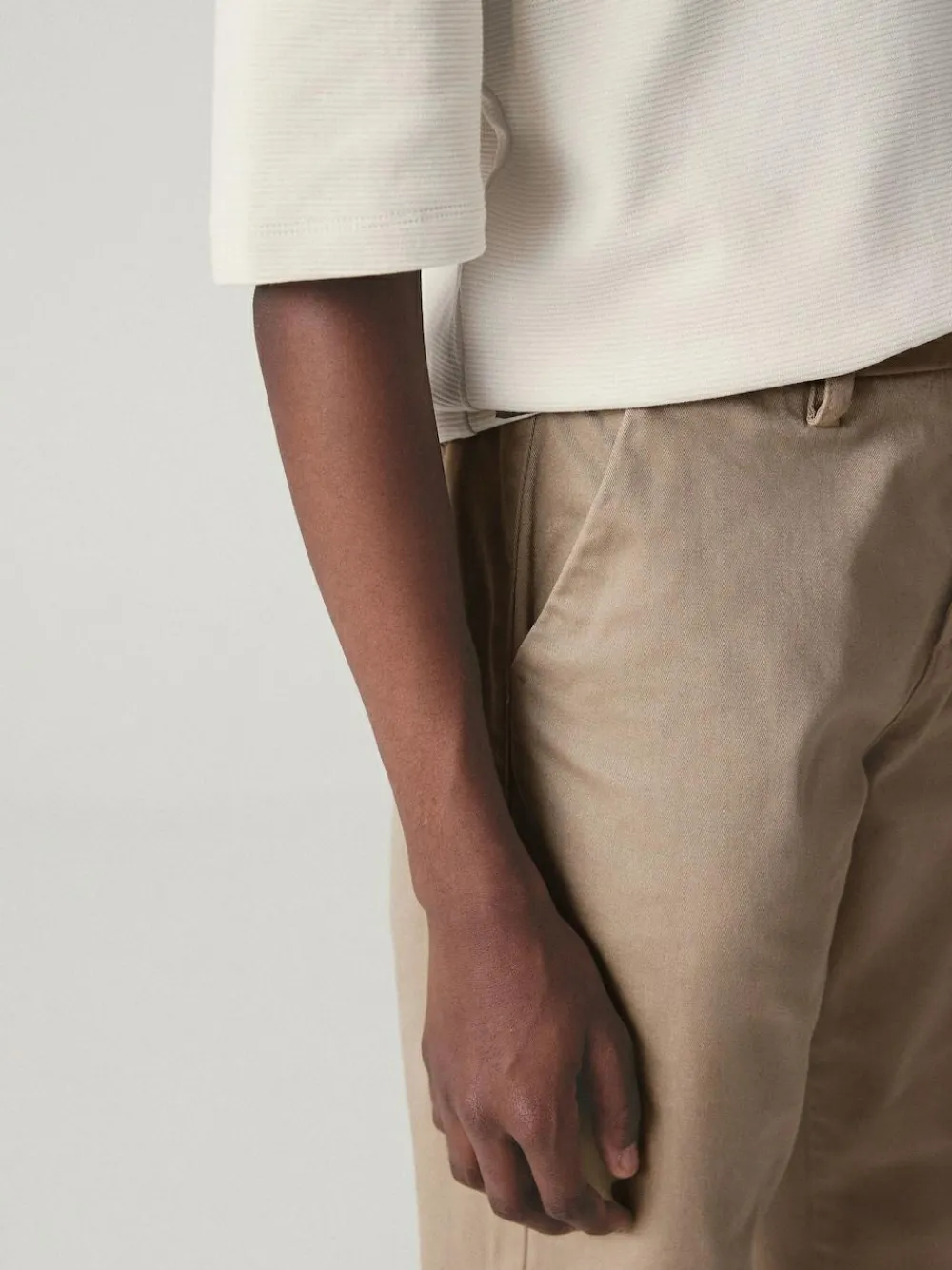 Hot Next Stone Regular Fit Stretch Chino Trousers (3-17yrs)