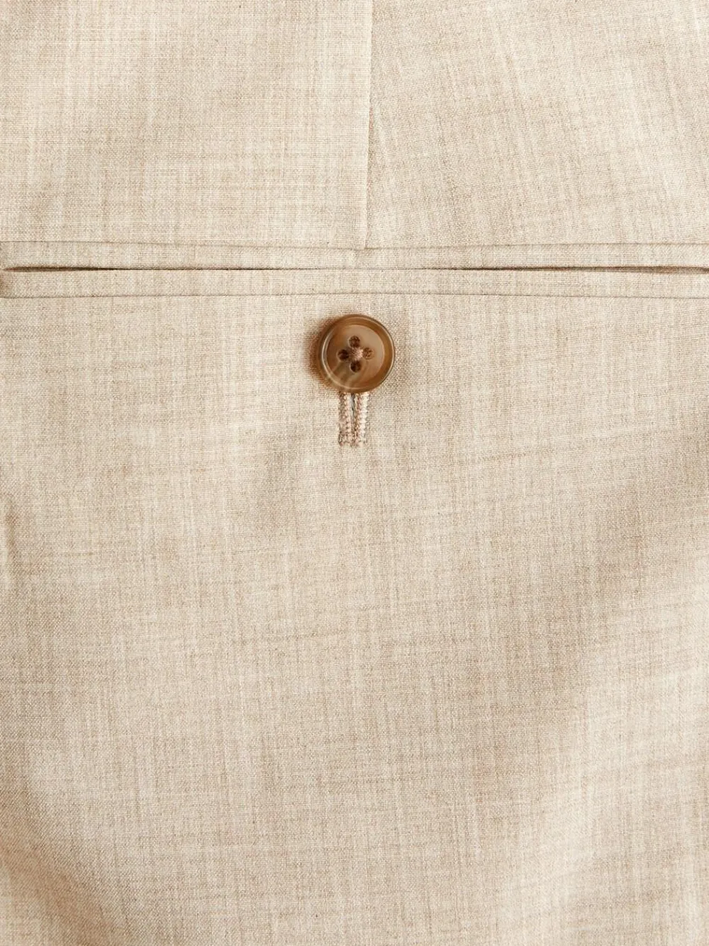 New Next Slim Fit Motionflex Stretch Suit Trousers Stone