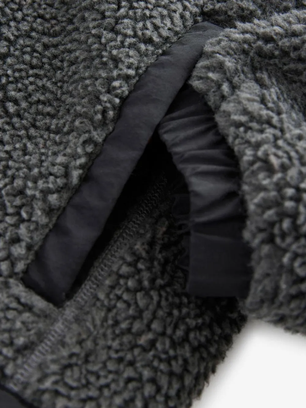 Superdry Black Borg Zip Through Jacket^BOY Coats, Jackets & Pramsuits|Coats, Jackets & Pramsuits