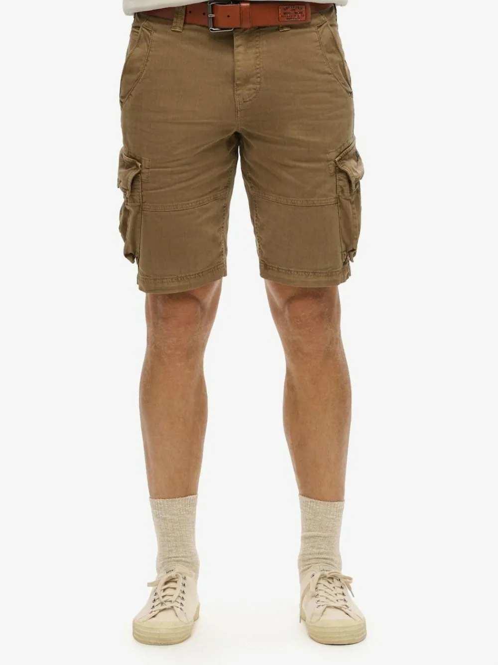 Superdry Brown Core Cargo Relaxed Fit Shorts^ Shorts