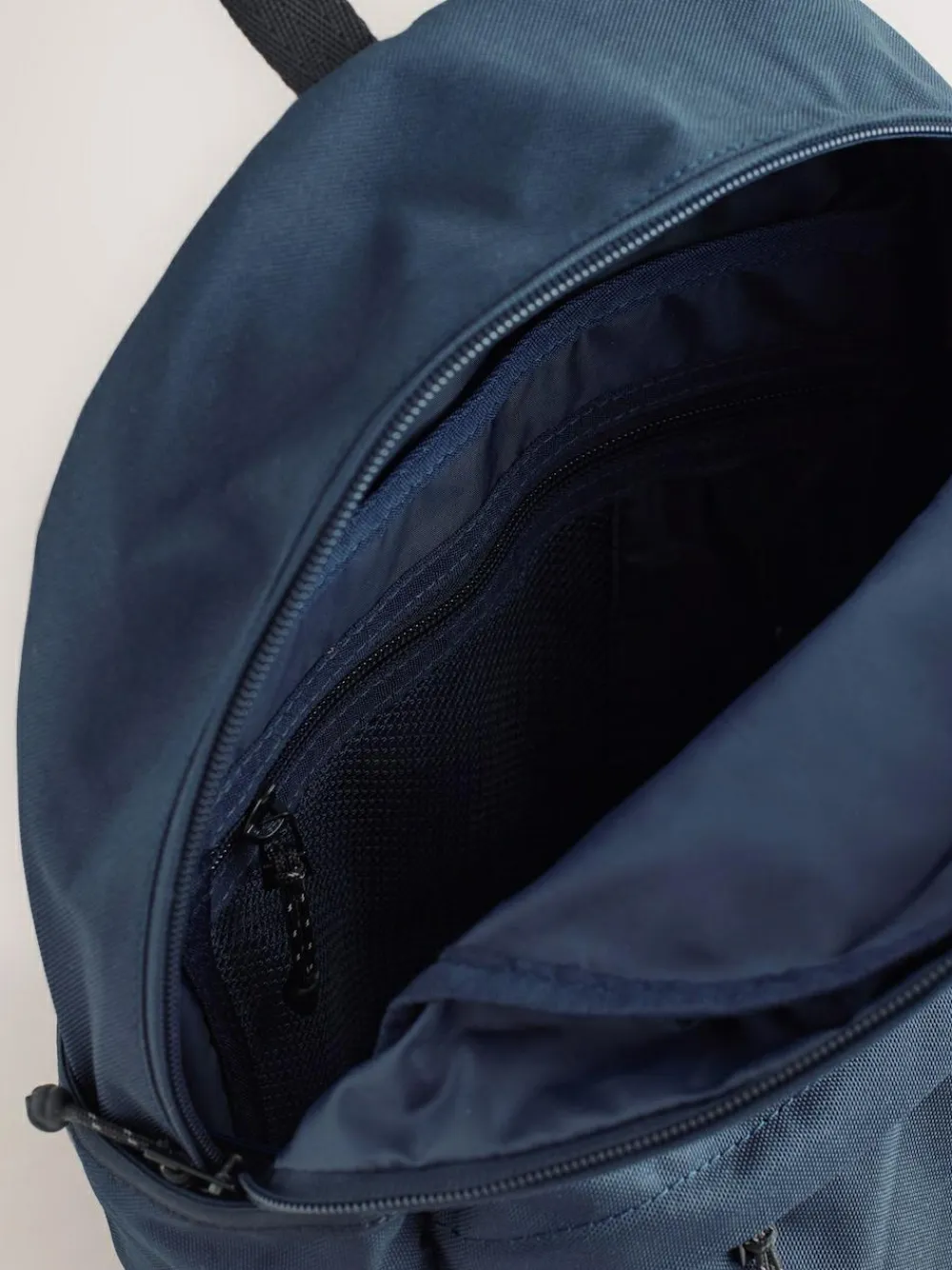 Hot Superdry Back to School Embroidered Varsity Badge Logo Backpack Navy