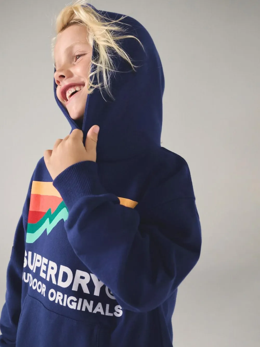 Superdry Navy Mix Hoodie^BOY Sweatshirts & Hoodies|Sweatshirts & Hoodies