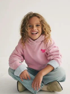 Outlet Superdry Essentials Hoodie Pink