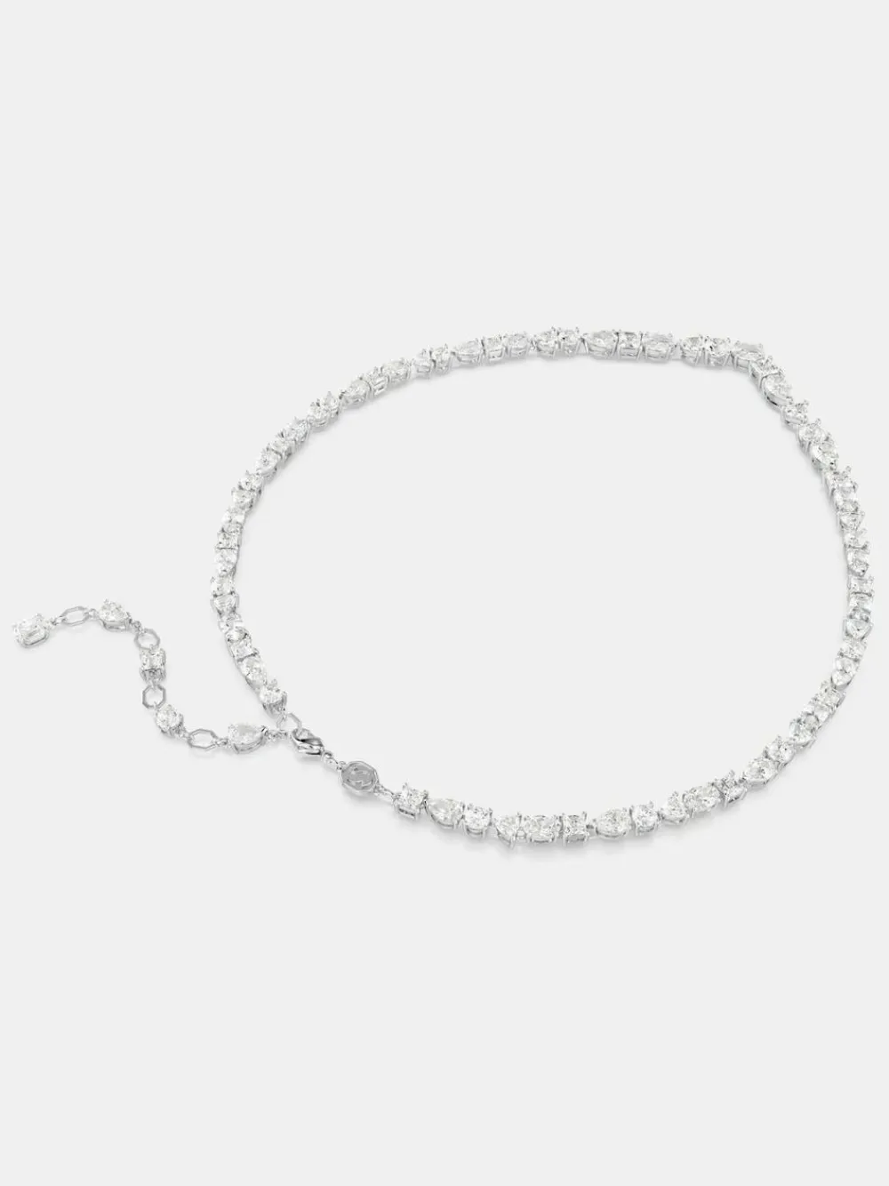 Swarovski Silver Mesmera Mixed Cuts Rhodium Plated Jewellery Set^Women Jewellery
