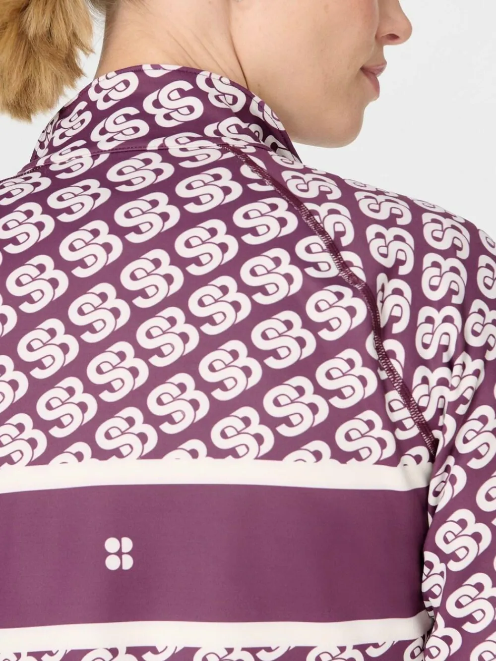Best Sweaty Betty Purple Ski Half Zip Thermal