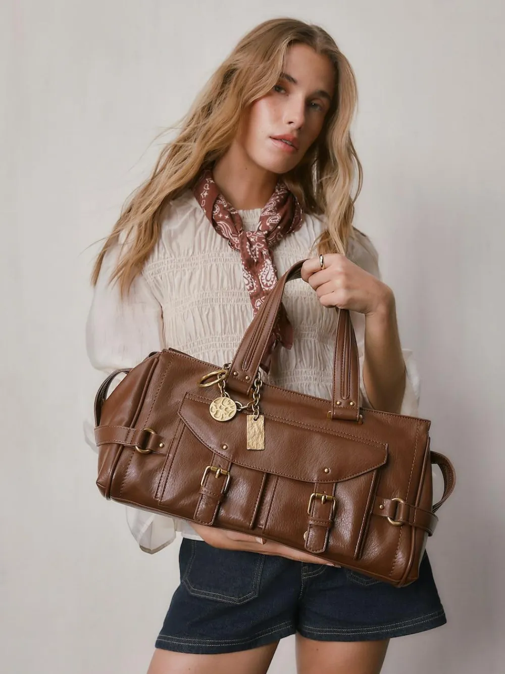 Next Charm Buckle Hand Held Bag^Women Bags