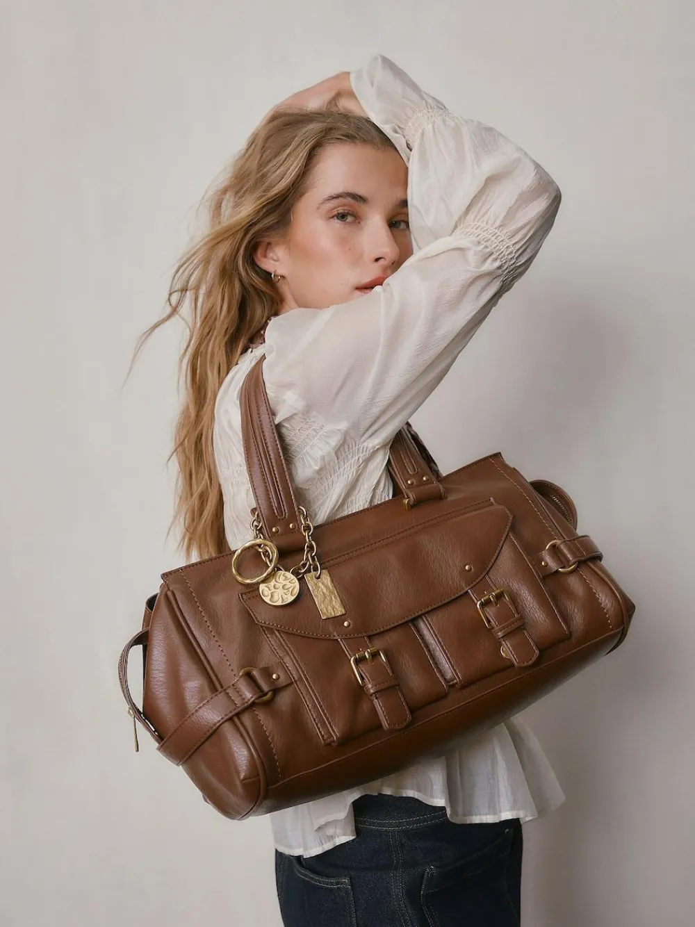 Next Charm Buckle Hand Held Bag^Women Bags