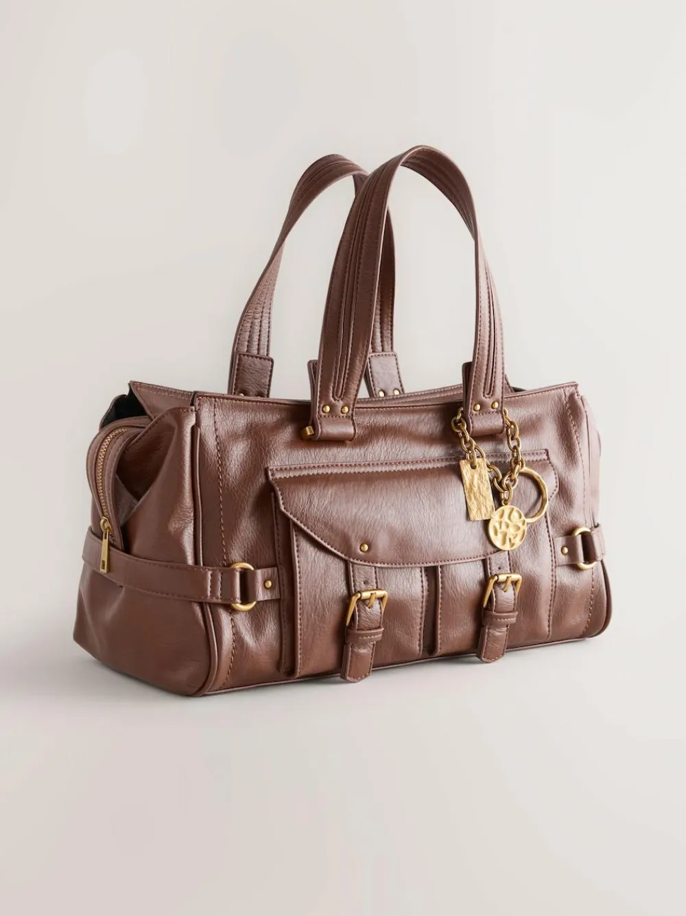 Next Charm Buckle Hand Held Bag^Women Bags