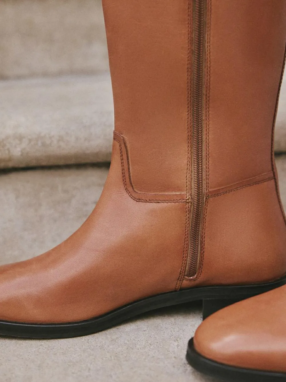 Next Extra Wide Fit Forever Comfort® Flat Riding Boots^Women Boots & Wellies|Boots