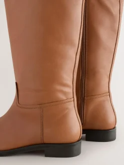 Next Standard/Wide Fit Forever Comfort® Flat Riding Boots^Women Wide Fit & Extra Wide Fit|Boots & Wellies