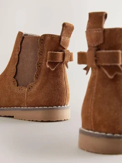 Online Next Standard Fit (F) Chelsea Ankle Boots Tan Brown