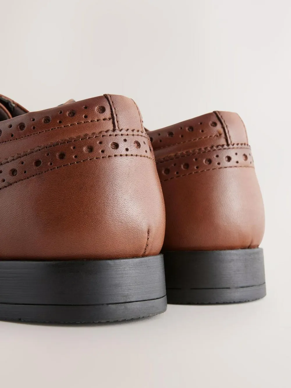 Next Standard Fit Leather Oxford Brogue Shoes^ Shoes