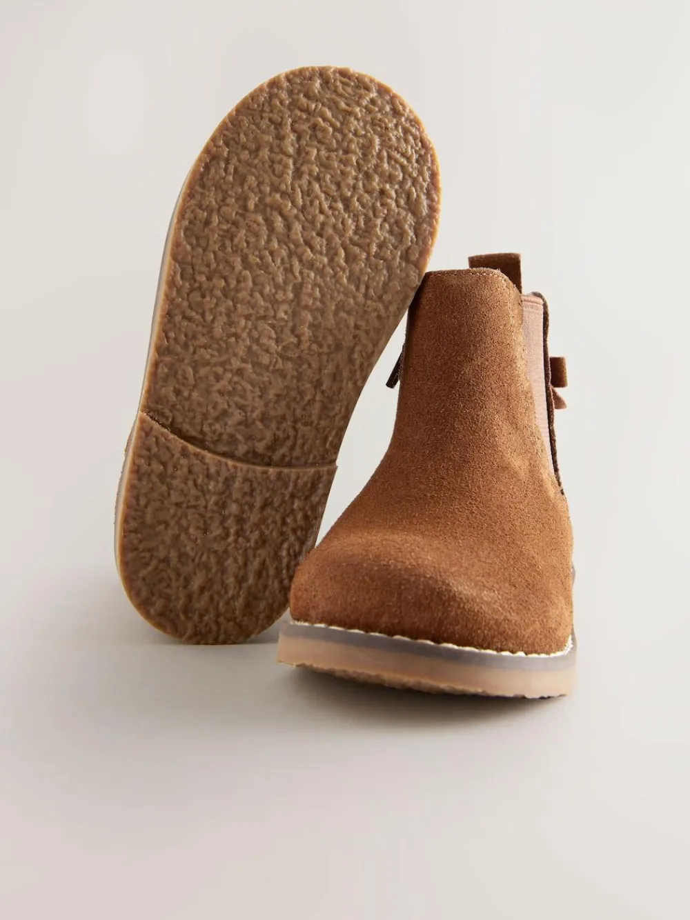 Outlet Next Wide Fit (G) Chelsea Ankle Boots Tan Brown