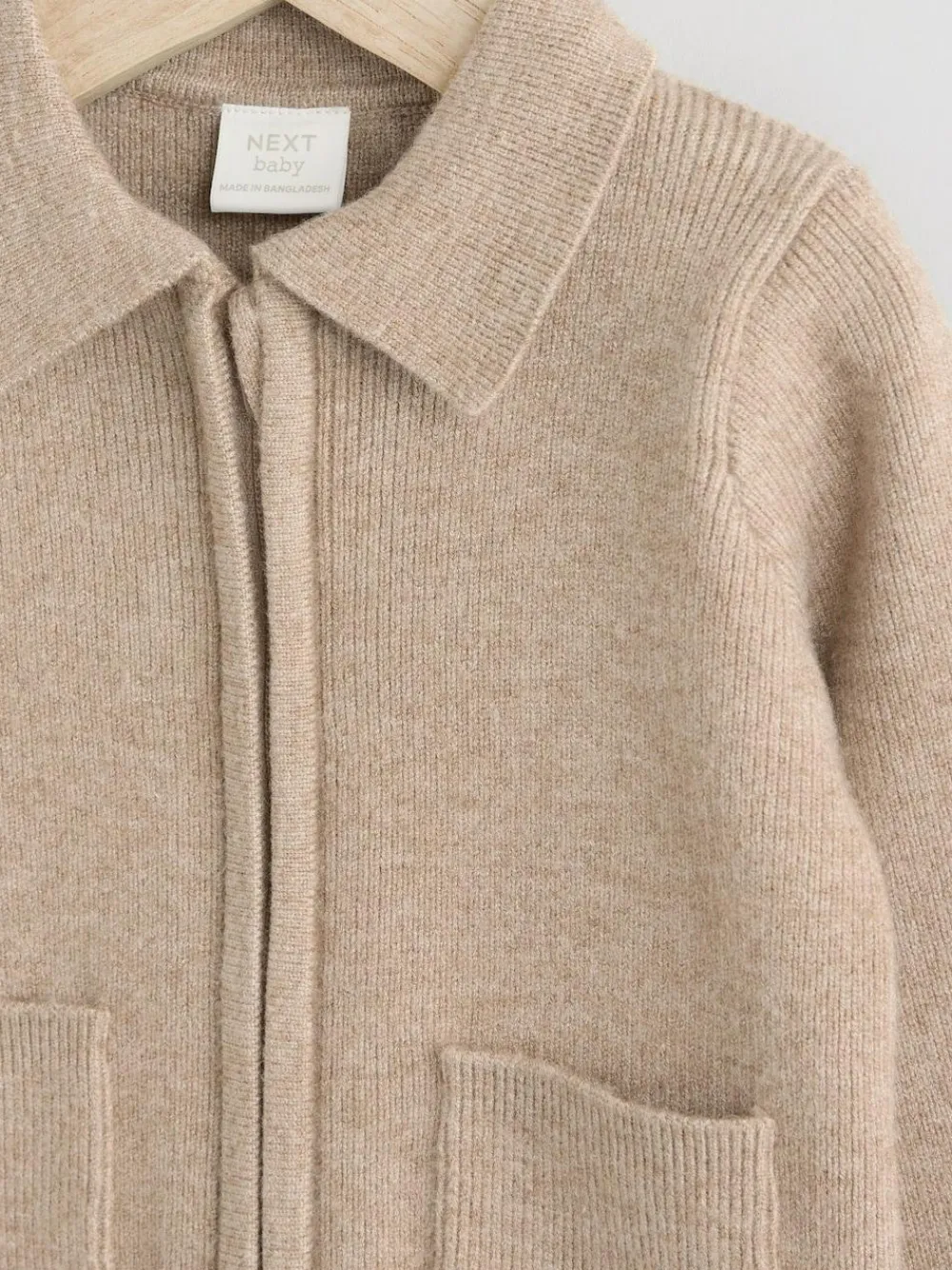 Next Zip front knitted Shacket (0mths-2yrs)^BOY Baby Winter Clothing|Knitwear