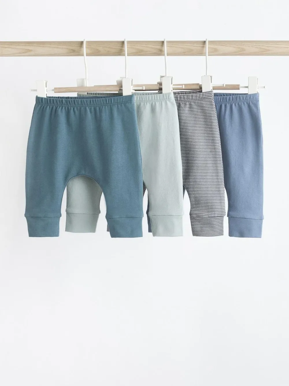 Best Next Baby Leggings 4 Pack (0mths-3yrs) Teal Blue