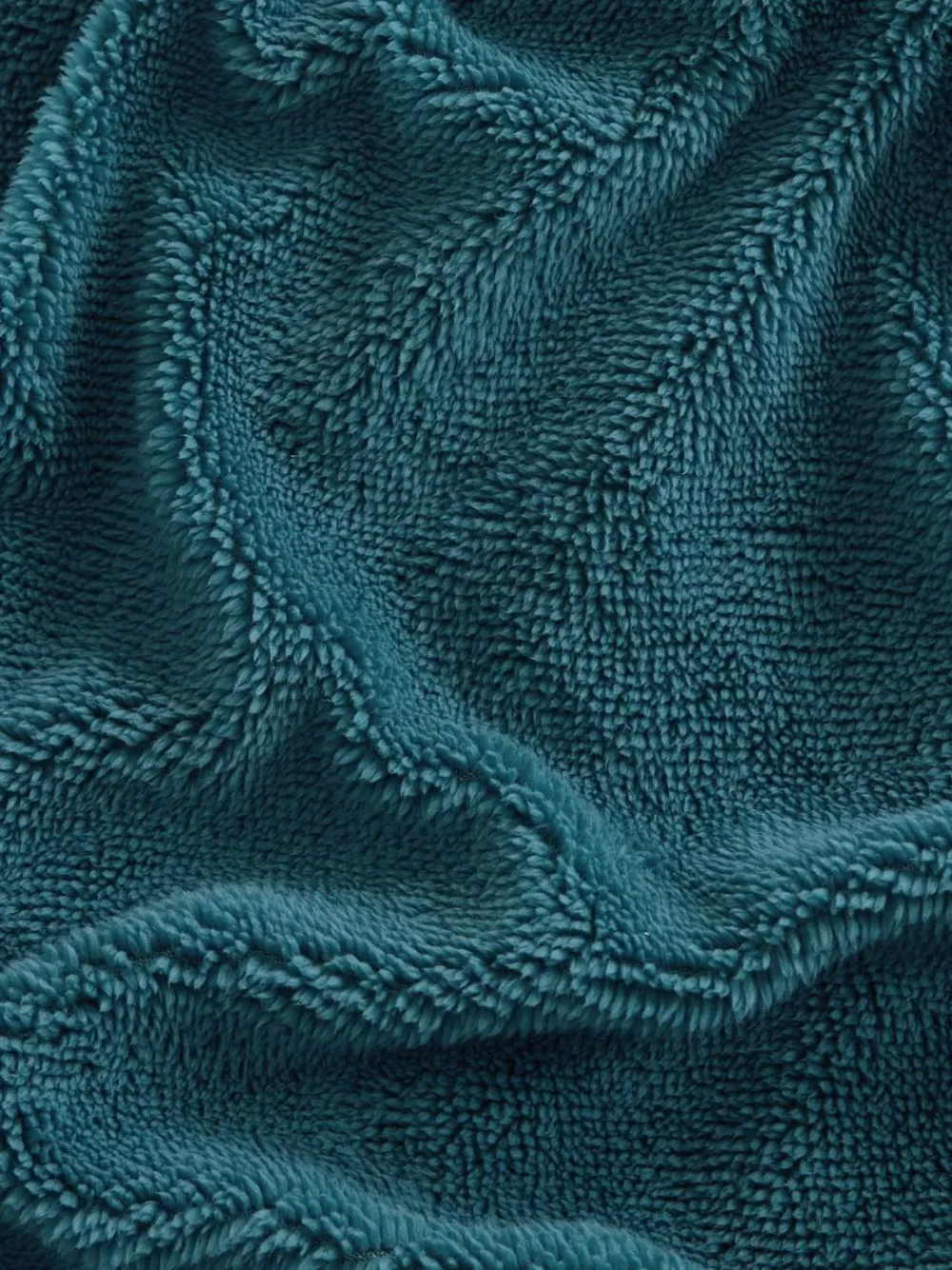 Next Teal Blue Teddy Fleece Duvet Cover and Pillowcase Set^ Bedsets & Duvet Covers