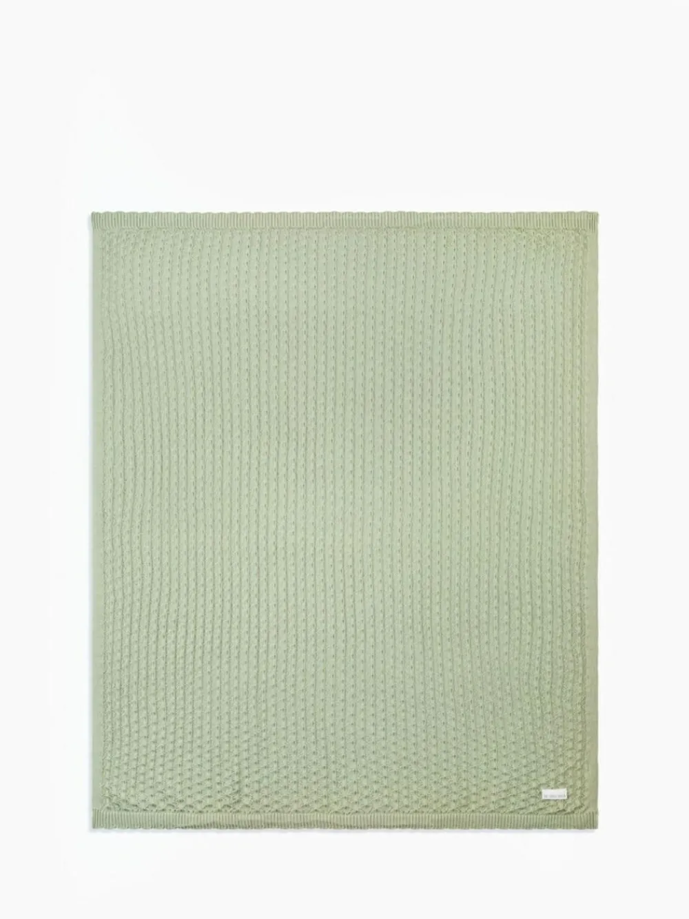 The Little Tailor Baby Scallop Design Pointelle 100% Cotton Blanket^ Nursery Bedding|Blankets