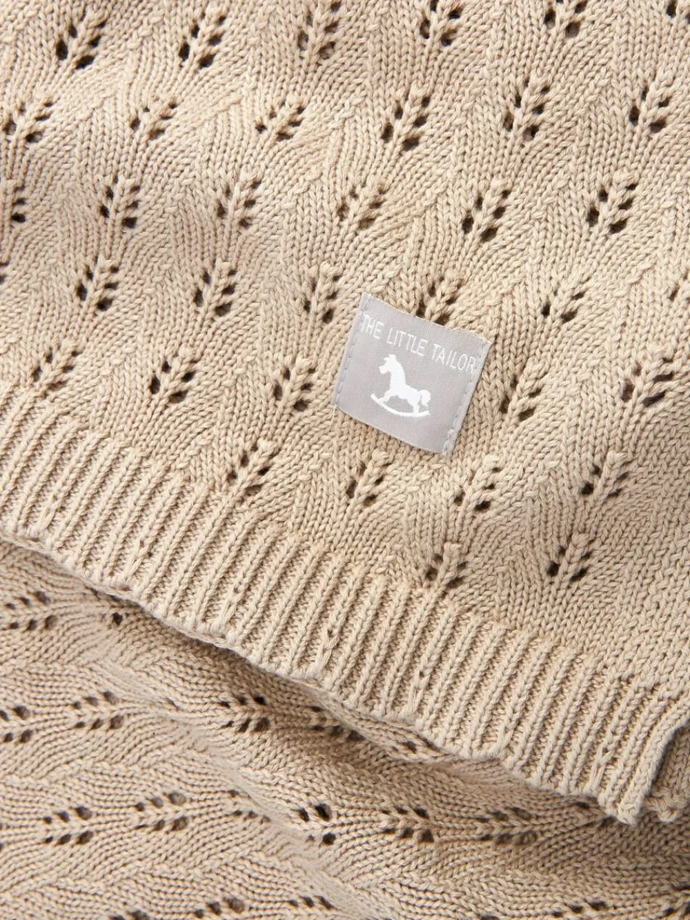 The Little Tailor Natural 100% Cotton Blanket^ Nursery Bedding