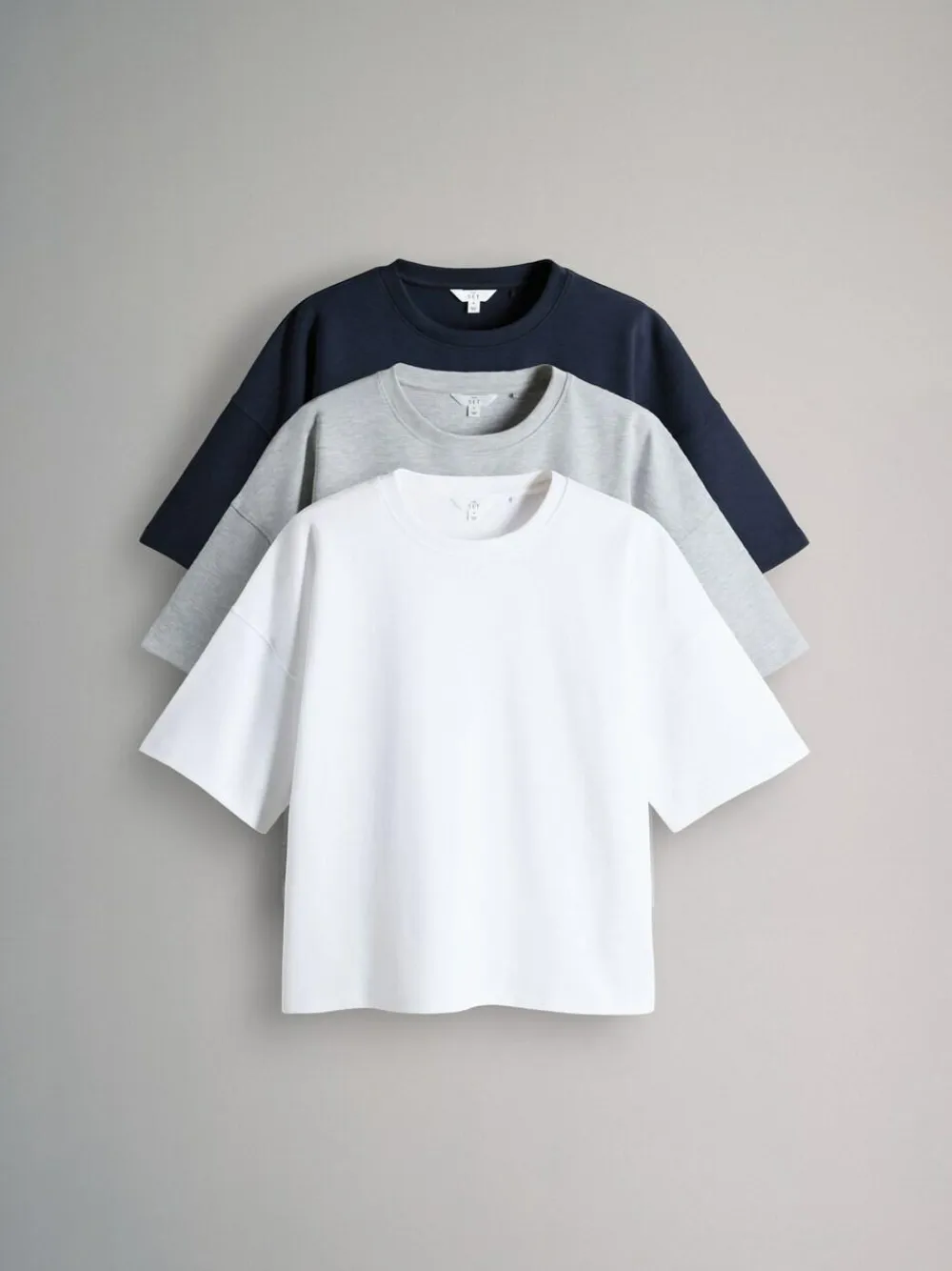 The Set 3 Pack Heavyweight Premium Boxy T-Shirts^Women Loungewear
