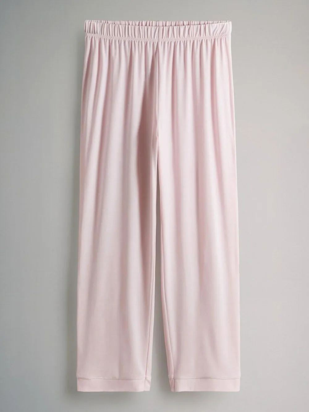 New The Set 2 Pack Polyester Viscose Blend Button Through Long Pyjamas with Piping Animal/Pink