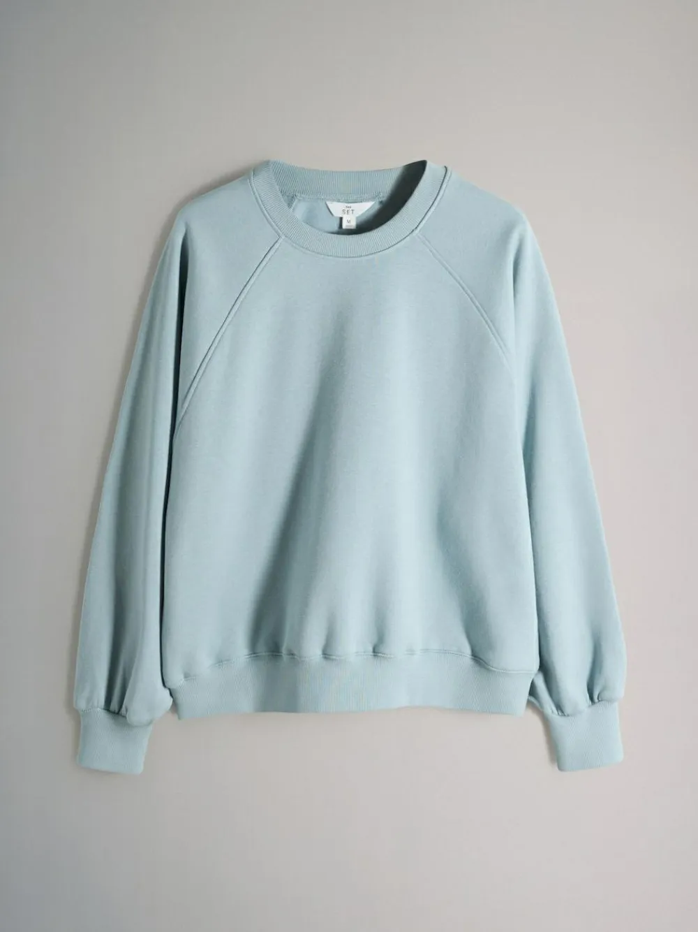The Set 3 Pack Raglan Sweat Tops Blue/Light Blue/Cream^Women Hoodies & Sweatshirts