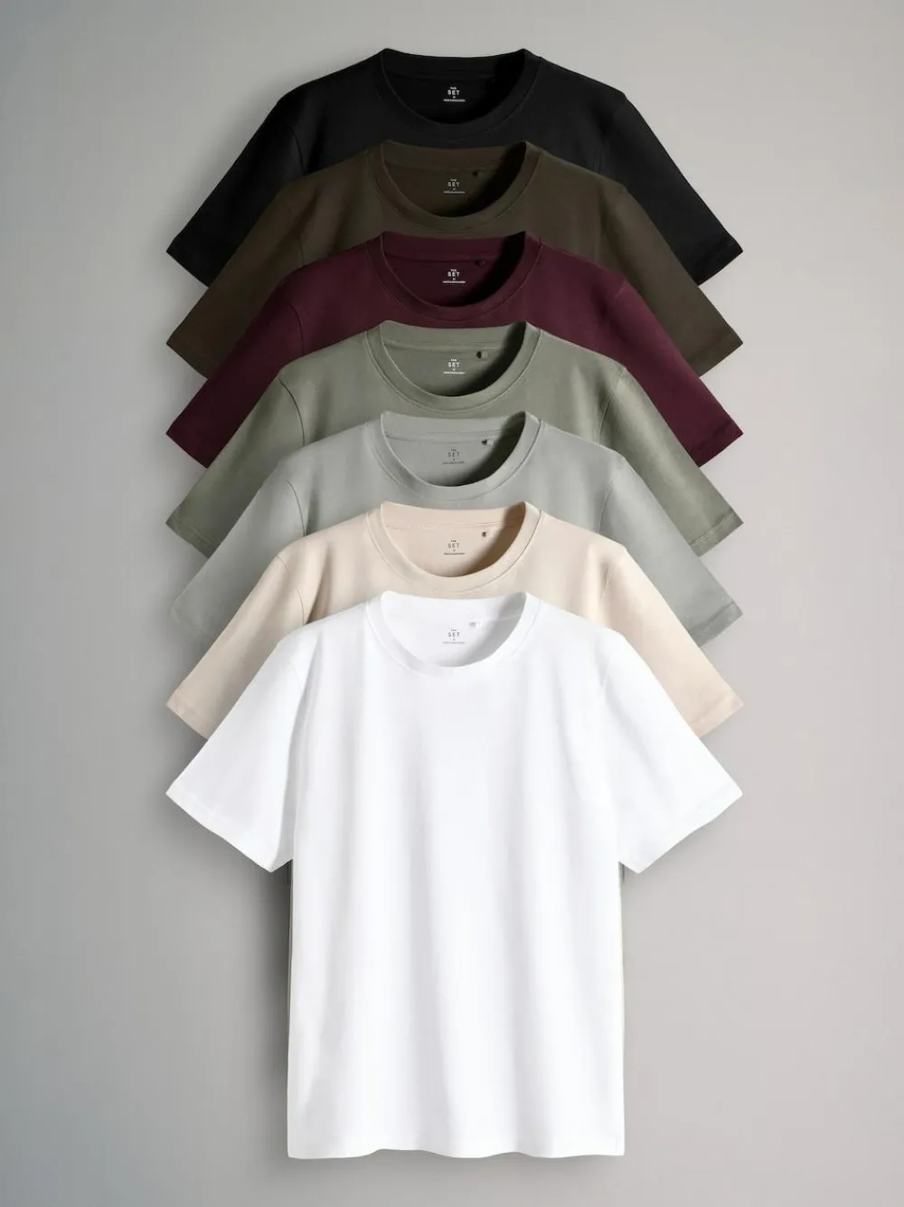 The Set 7 Pack Regular Short Sleeve Cotton T-Shirts^ Tops & T-Shirts