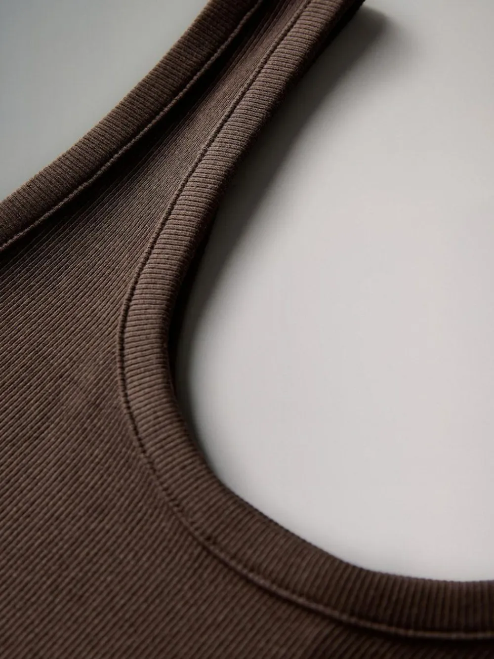 The Set 5 Pack Ribbed Scoop Neck Vests^Women Sportswear