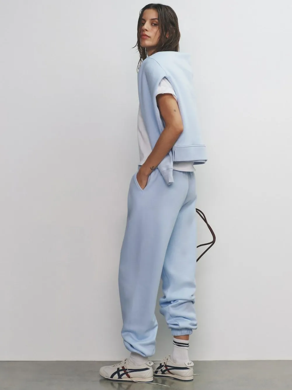 The Set 2 Pack Sweat Cuffed Joggers Blue/Light Blue^Women Leggings & Sweatpants