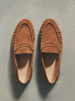 The Set Premium Suede Loafers^Women Flats