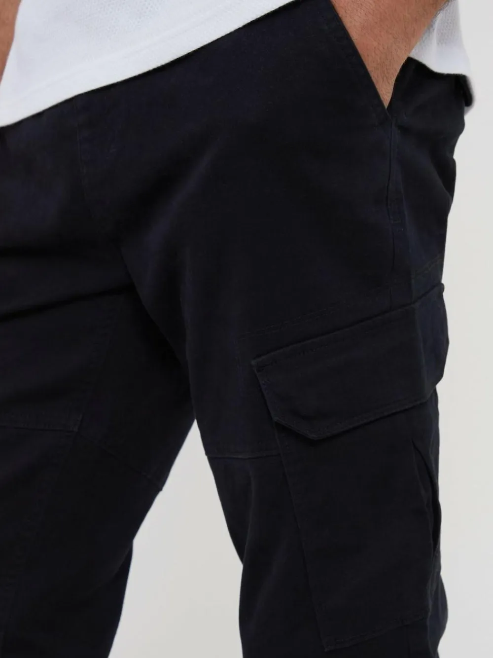Threadbare Cotton Jogger Style Cargo Trousers With Stretch^ Joggers|Joggers