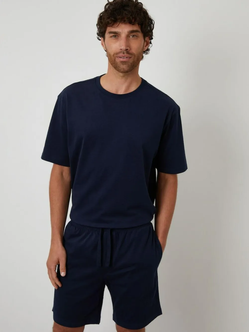Threadbare Relaxed Fit Peached Cotton Shortie Lounge Set^ Loungewear