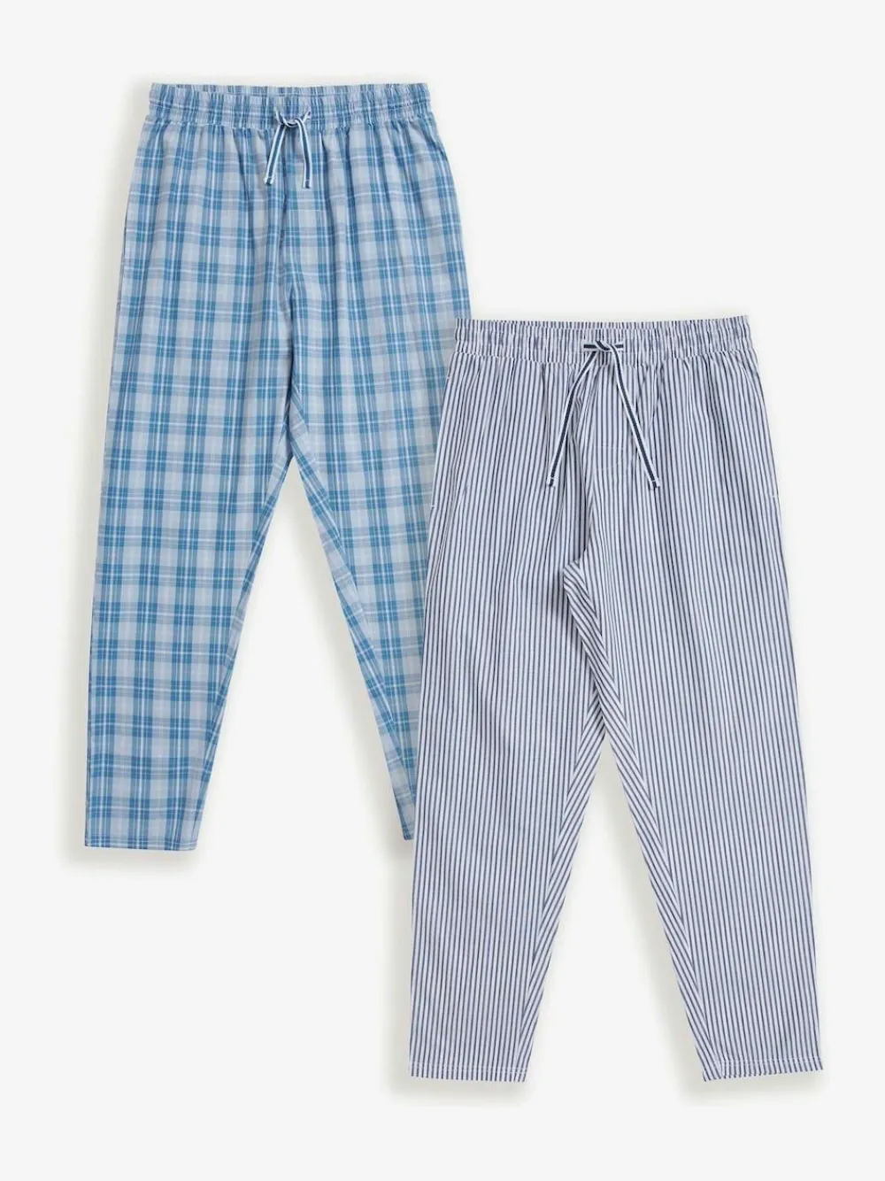 Best Threadbare Cotton Lounge Joggers 2 Pack Light Blue