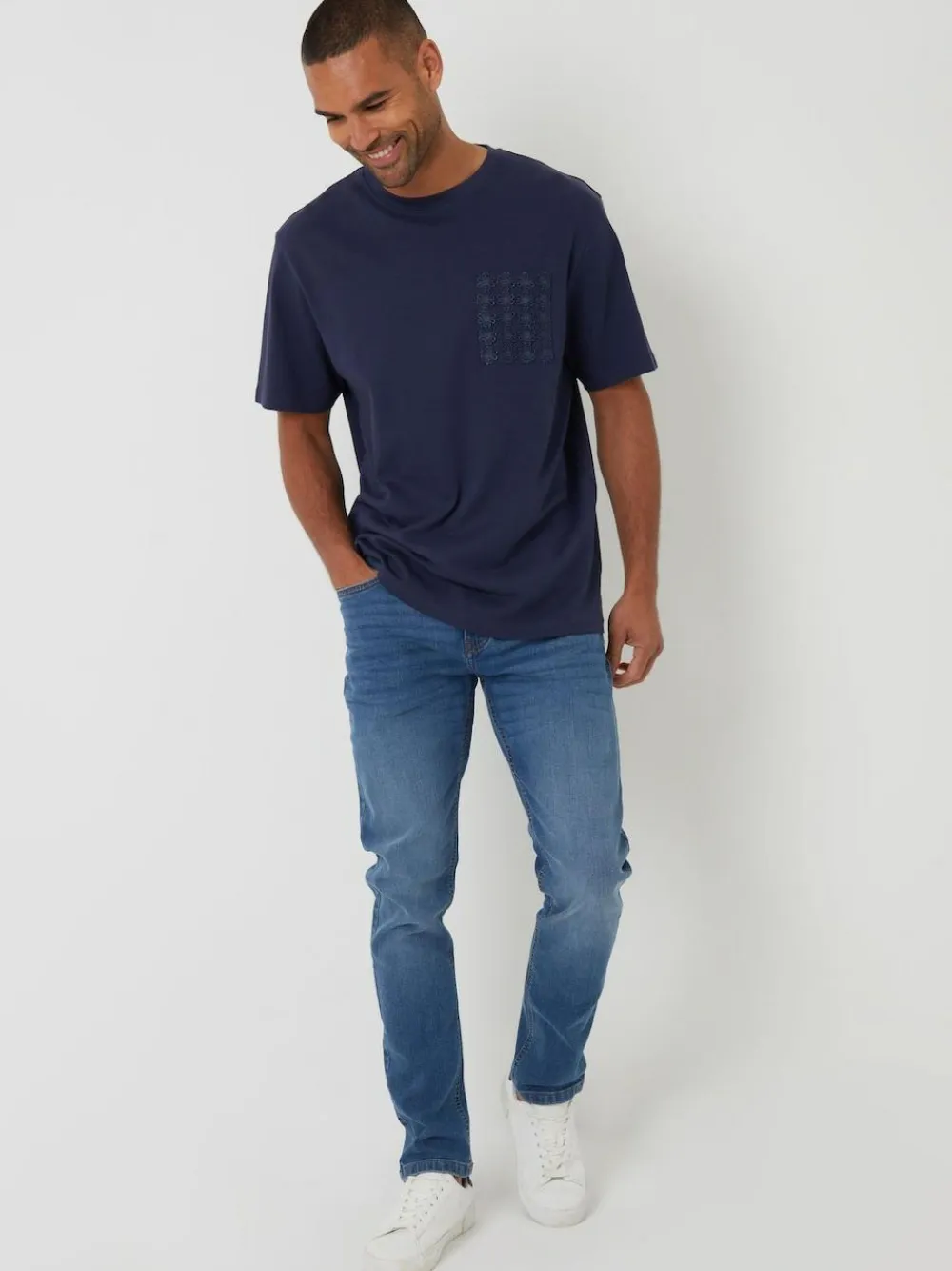 Threadbare Slim Fit Jeans With Stretch Light Wash