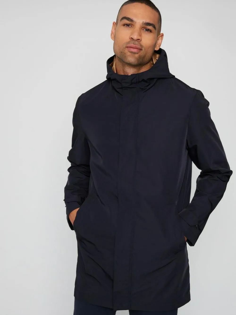 Threadbare Showerproof Zip Up Hooded Raincoat^ Coats & Jackets|Coats & Jackets