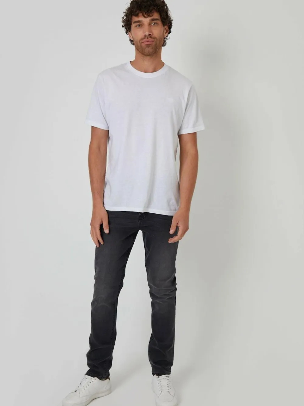 Hot Threadbare Slim Fit Jeans With Stretch Washed Black