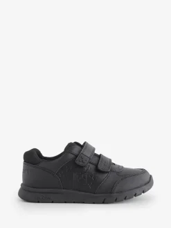 Toezone Boys Minecraft Rip Tape School Black Shoes^BOY School Shoes|Boys Shoes