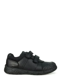 Toezone Boys Rebel Dinosaur Print School Black Shoes^BOY School Shoes|Boys Shoes