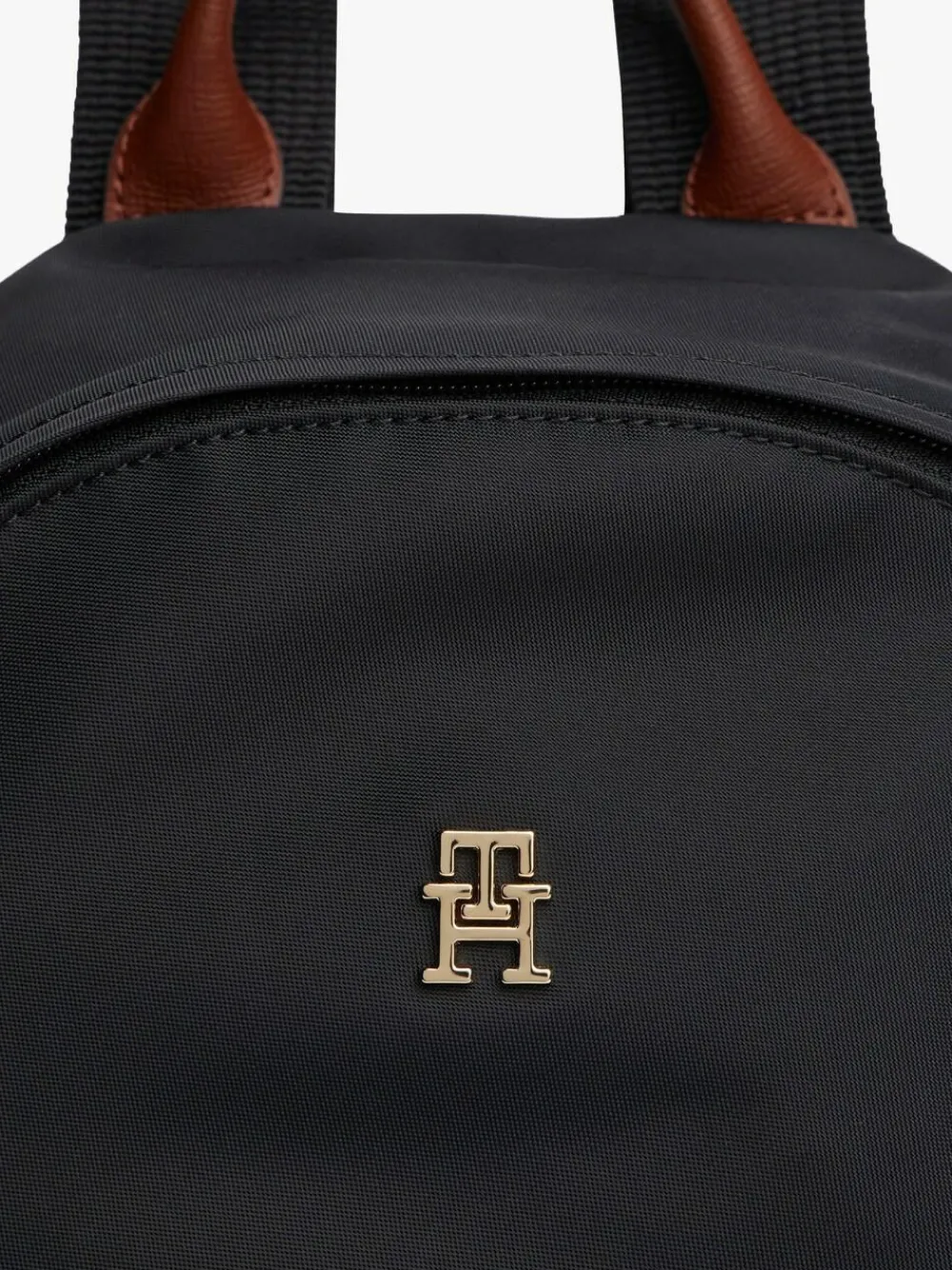 Tommy Hilfiger Black/White Dome Backpack^Women Bags