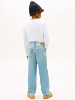 New Tommy Hilfiger Blue Faded Loose Jeans