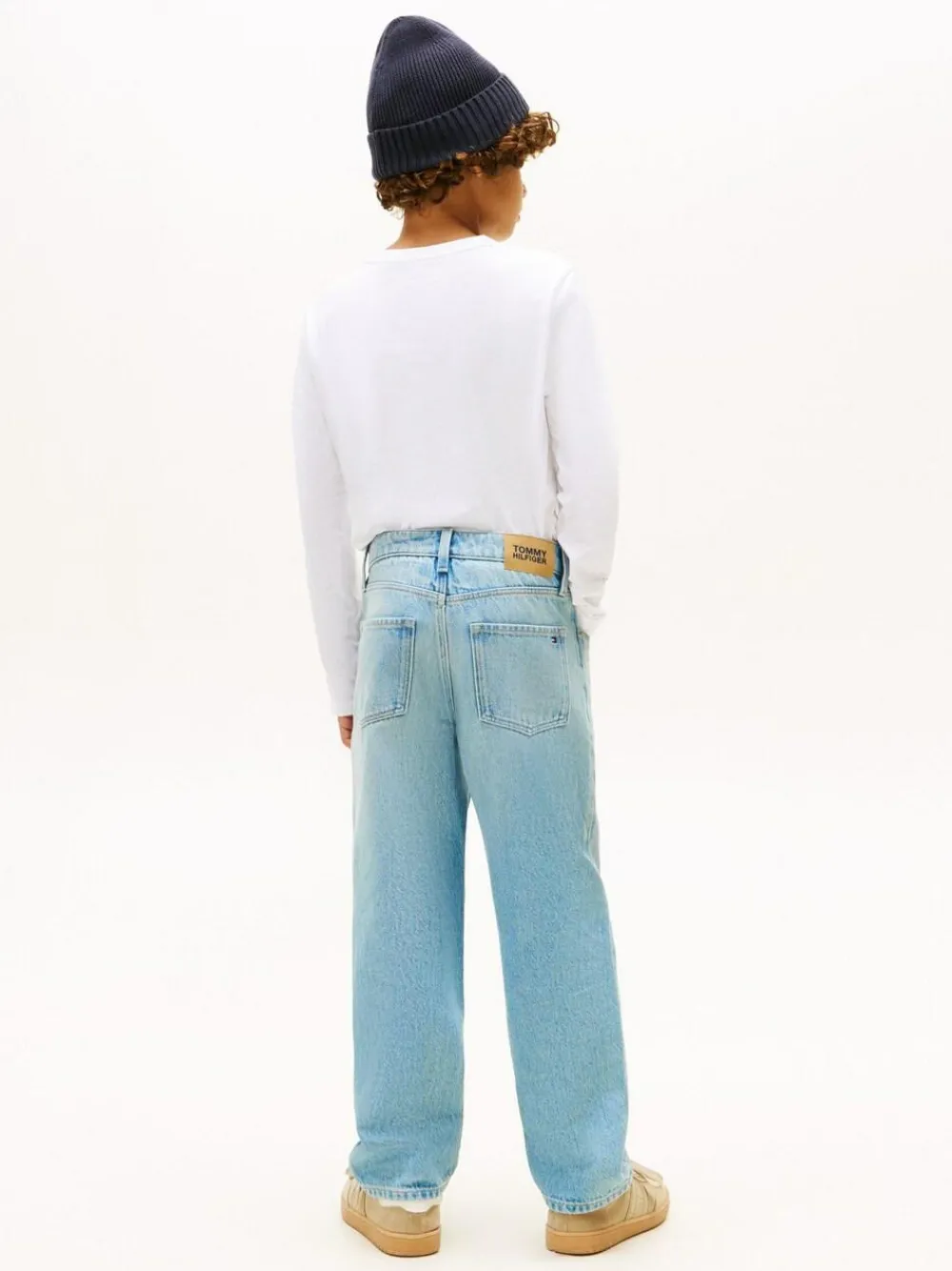 New Tommy Hilfiger Blue Faded Loose Jeans