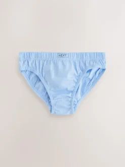 Clearance Next 100% Cotton Briefs 10 Pack (1.5-16yrs) Tonal Blue
