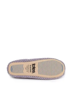 Clearance Totes Isotoner Popcorn Slippers Grey